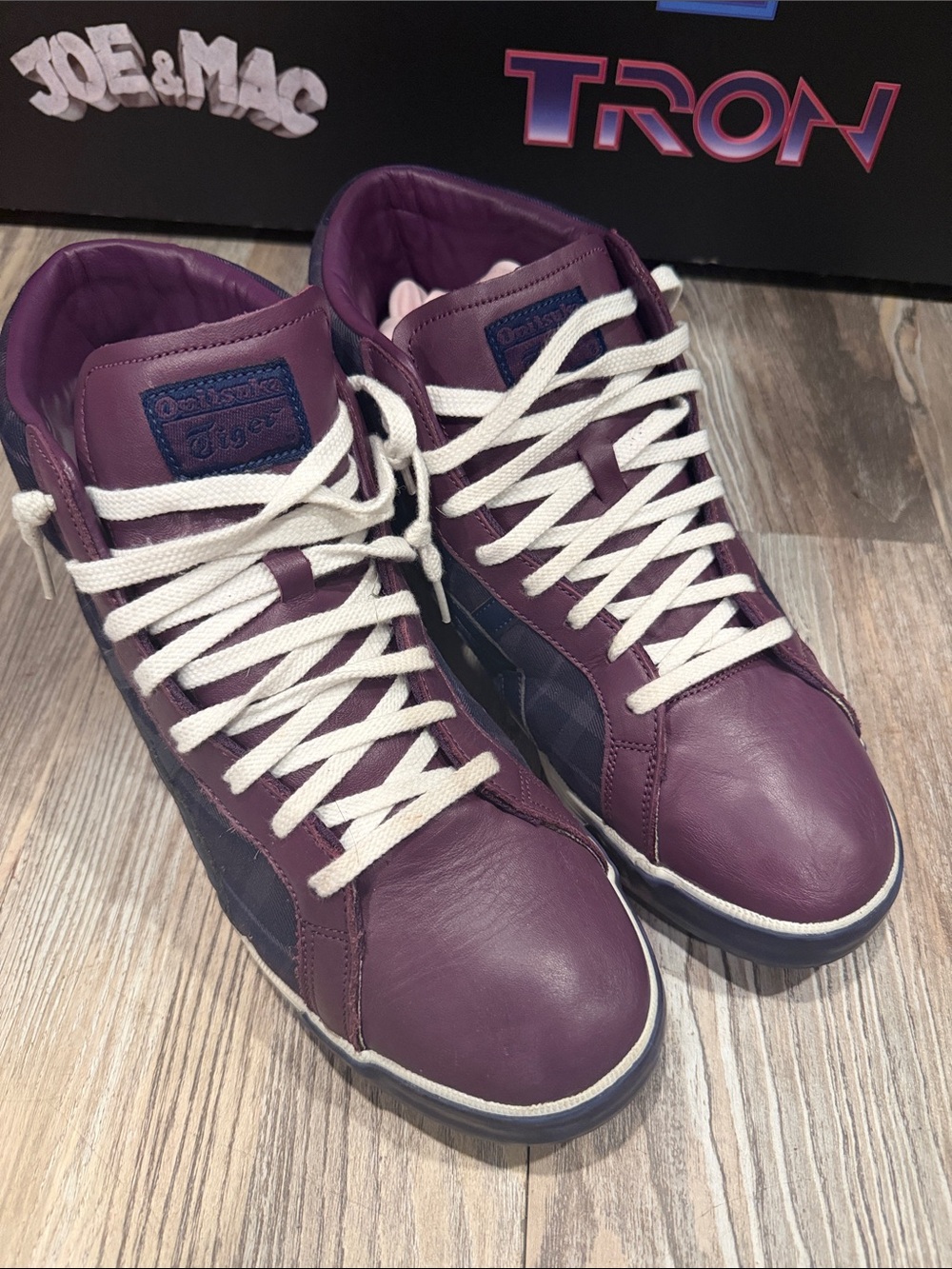 Onitsuka Tiger by Asics Men’s Purple and Navy High-Top Sneakers